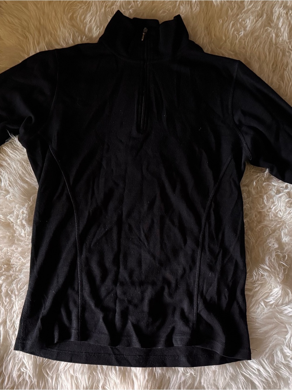 Smartwool long underwear top 3/4 zip and pants Women Large